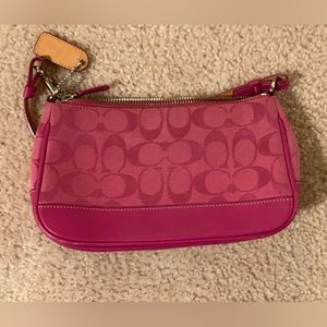 Hot pink coach purse